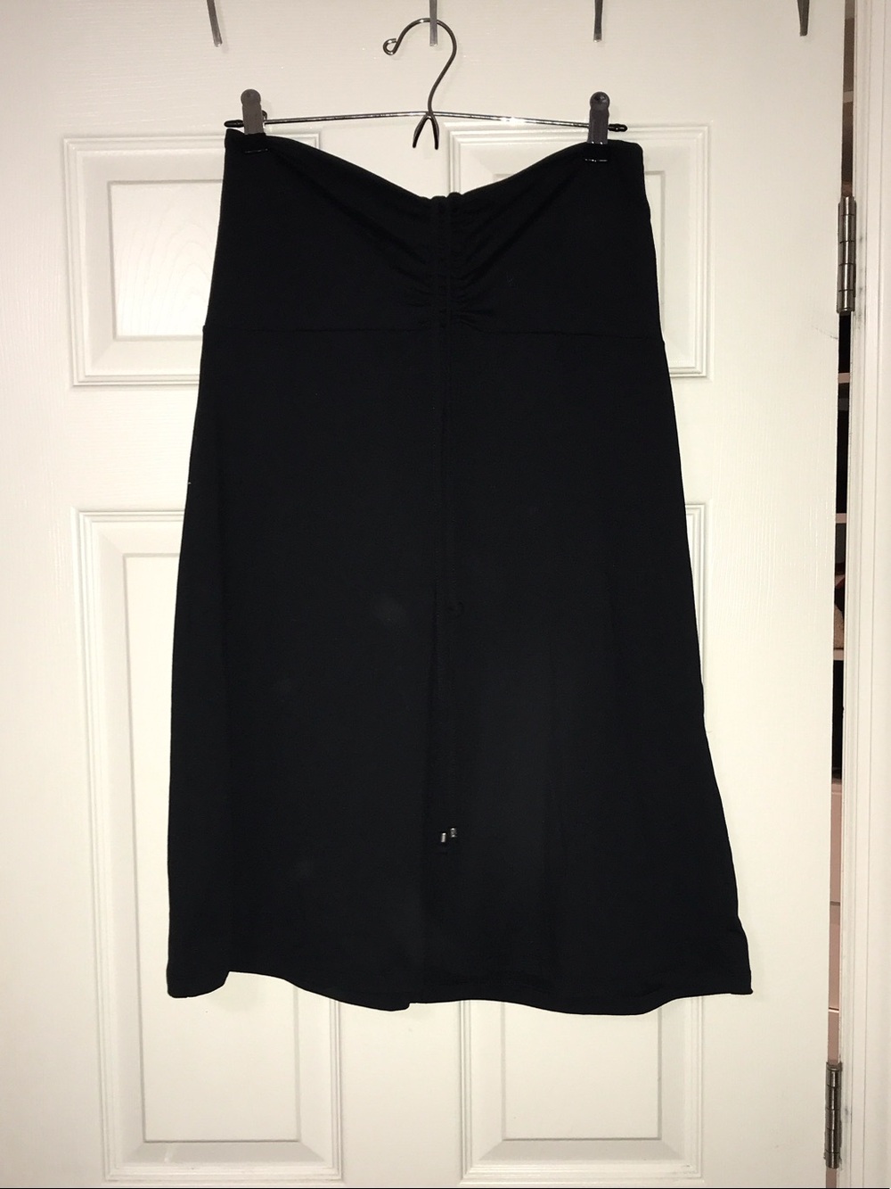 Eddie Bauer Black Maxi Skirt with Subtle Gather